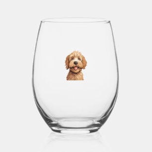 Vaso De Vino Labradoodle de Australia