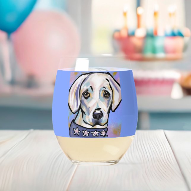Vaso De Vino Labrador Retriever (Insitu (Baby Shower))