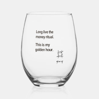 Vaso De Vino Larga vida al ritual del dinero esta es mi hora do