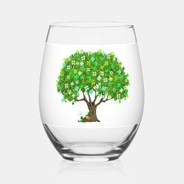 Vaso De Vino Leprechaun Wine Glass