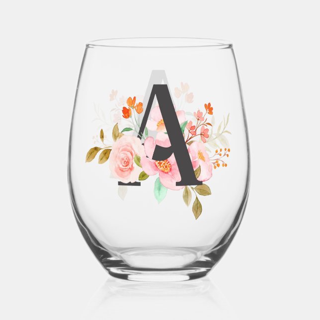 Vaso De Vino Letra A (Anverso)