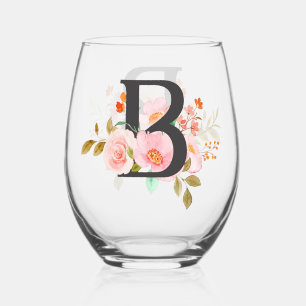 Vaso De Vino Letra B