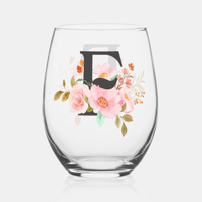 Vaso De Vino Letra F (Anverso)