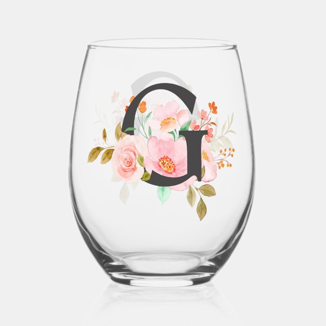 Vaso De Vino Letra G (Anverso)