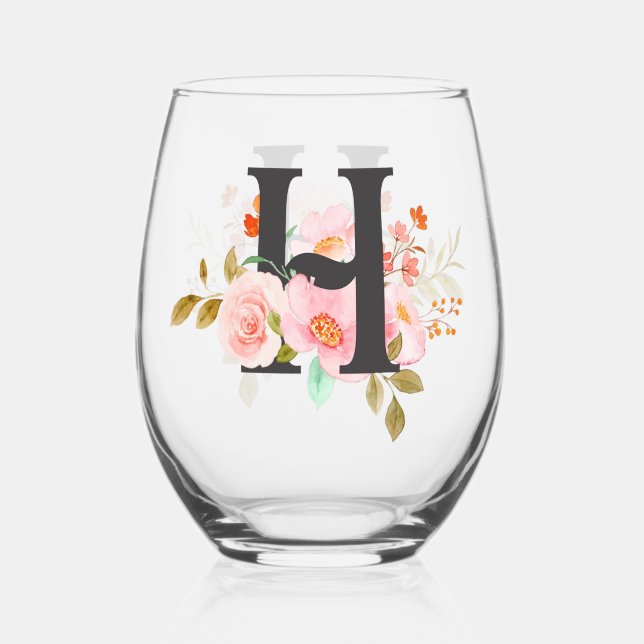 Vaso De Vino Letra H (Anverso)