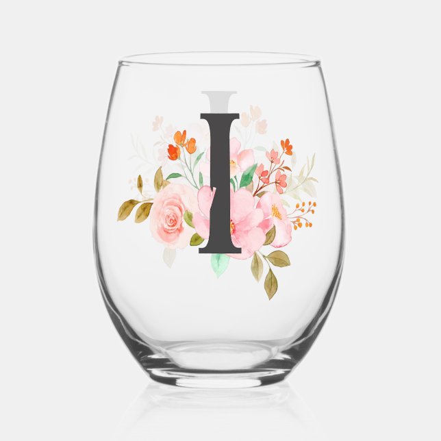 Vaso De Vino Letra I (Anverso)