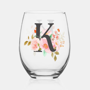 Vaso De Vino Letra K