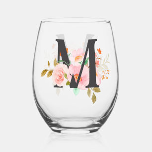 Vaso De Vino Letra M