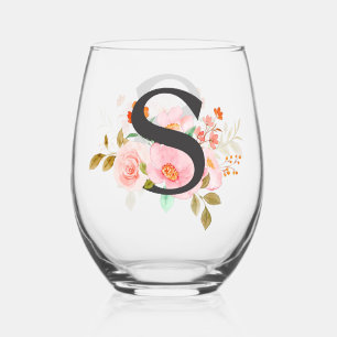 Vaso De Vino Letra S