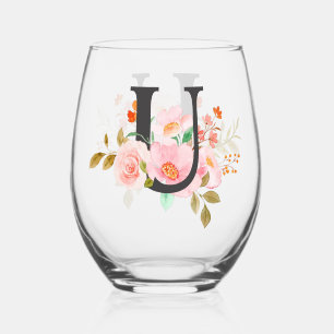 Vaso De Vino Letra U