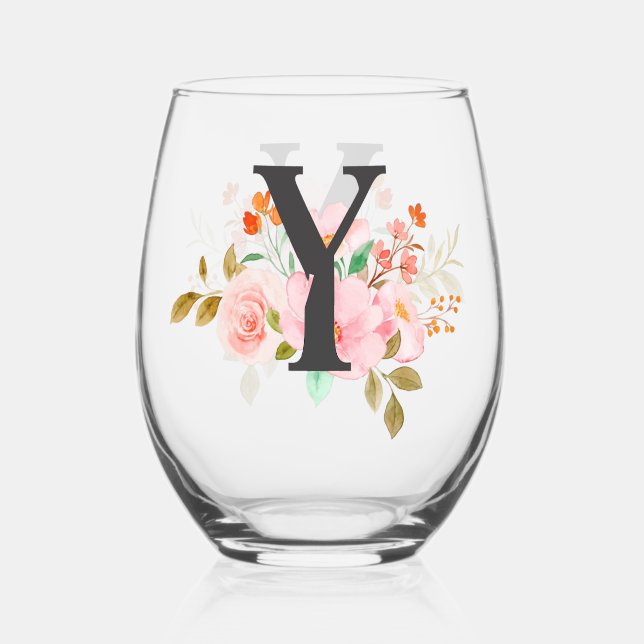 Vaso De Vino Letra Y (Anverso)