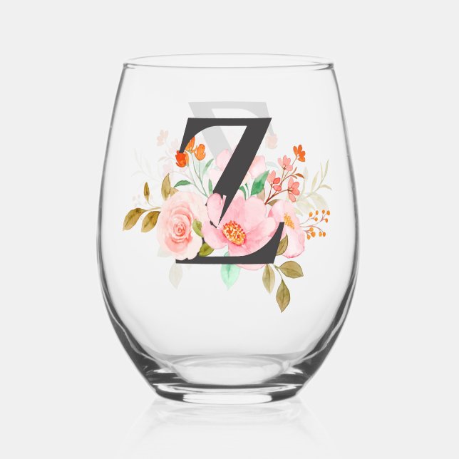 Vaso De Vino Letra Z (Anverso)