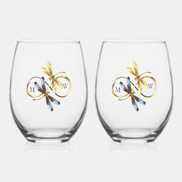 Vaso De Vino Libélula Infinito