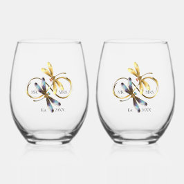 Vaso De Vino Libélula Infinito