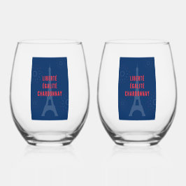 Vaso De Vino Liberté Égalité Chardonnay Funny Tower Wine