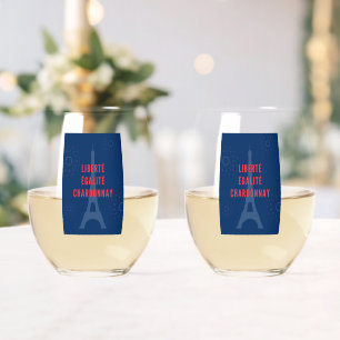 Vaso De Vino Liberté Égalité Chardonnay Funny Tower Wine