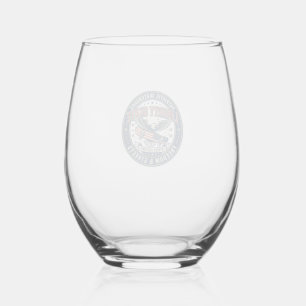 Vaso De Vino Liberty Skate Patriótico Patriótico Monopatín Vin