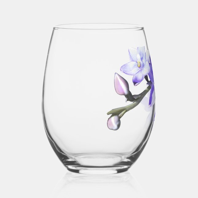 Vaso De Vino Lilac SunOrchid Birthday (Anverso)