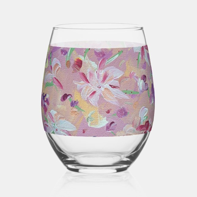 Vaso De Vino Lilies Del Valle (Anverso)