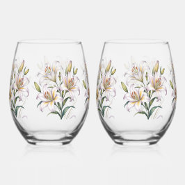 Vaso De Vino Lily de Amor Boda