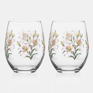 Vaso De Vino Lily de Amor Boda