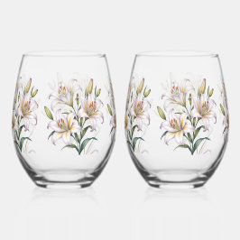 Vaso De Vino Lily of Love Wedding