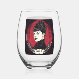 Vaso De Vino Lizzie Borden Stem Wine Glass