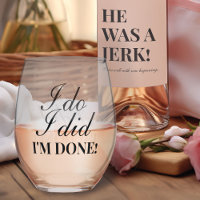 "Lo Hago. Lo Hice. Estoy listo". Fiesta del divorc