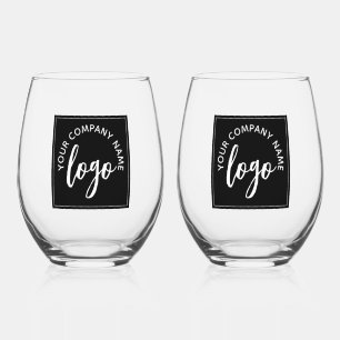Vaso De Vino Logotipo comercial