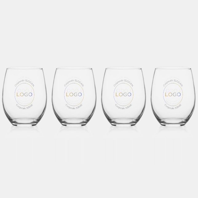 Vaso De Vino Logotipo comercial Eslogan profesional simple eleg (Anverso)