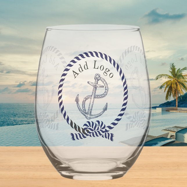 Vaso De Vino Logotipo de promoción comercial personalizada (Subido por el creador)