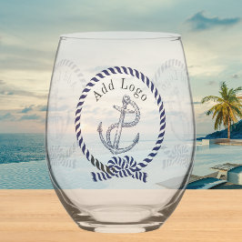 Vaso De Vino Logotipo de promoción comercial personalizada