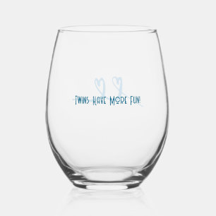 Vaso De Vino Los gemelos tienen más gafas de vino divertidas
