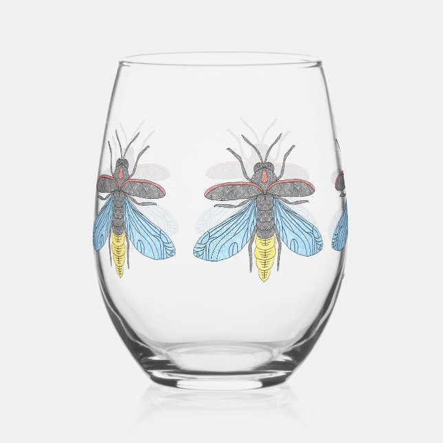 Vaso De Vino Luciérnaga - Copa de Vino (Anverso)