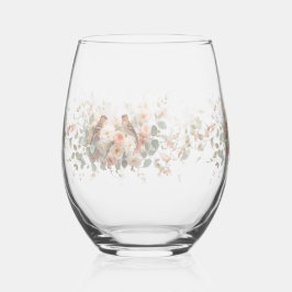 Vaso De Vino Luxury Spring Wildflower bird Rose Garden Seamless