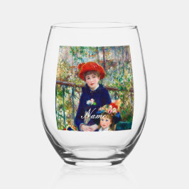 Vaso De Vino Madre e hijo de Renoir