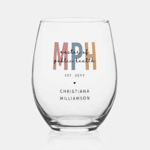 Vaso De Vino Maestría en Salud Pública del Ministerio de Salud