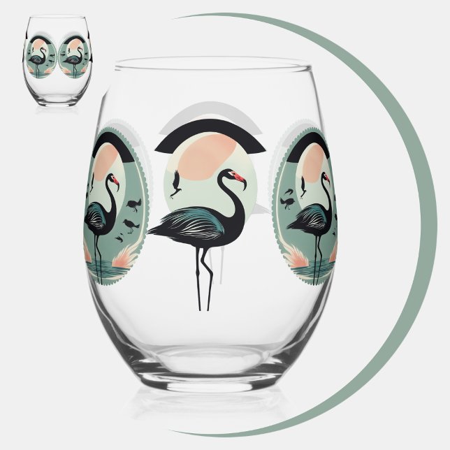 Vaso De Vino Mag Mell (Mag Mell Stemless Wine Glass (Front & Left)
)