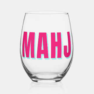 Vaso De Vino Mahjong o Mahj Brillante