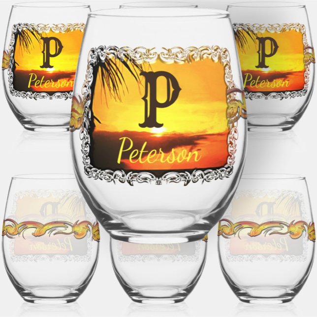 Vaso De Vino Malecon Sunset 2441 (Subido por el creador)
