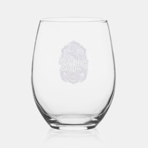 Vaso De Vino Maleficio de Unicornio Caballos y Cuernos Listo pa