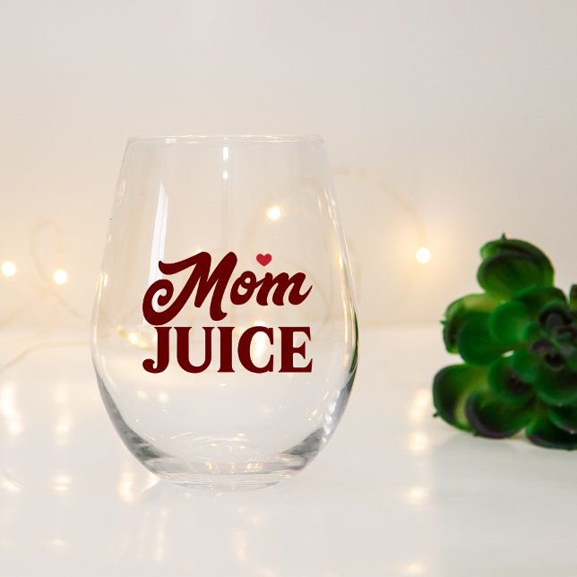 Vaso De Vino Mamá Juice Wine Stemless Glass (Subido por el creador)
