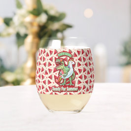 Vaso De Vino Mamá Reina Floral