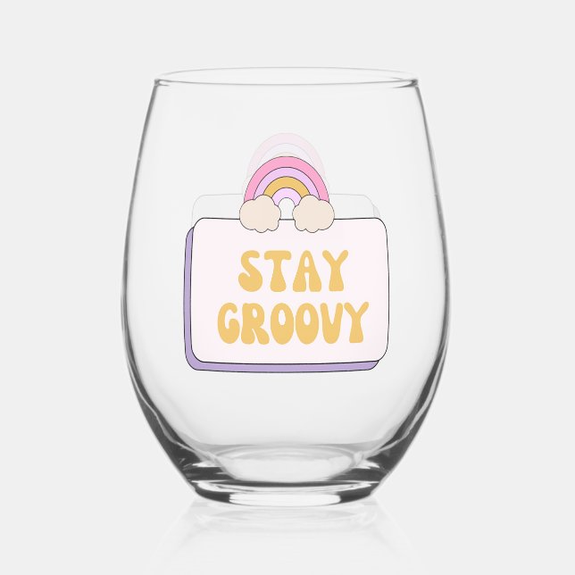 Vaso De Vino Mantente genial (Anverso)
