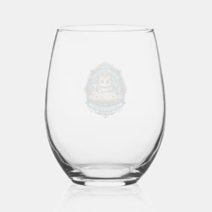 Vaso De Vino Mapa Cartografía Gato Diseño Divertido Amante de l