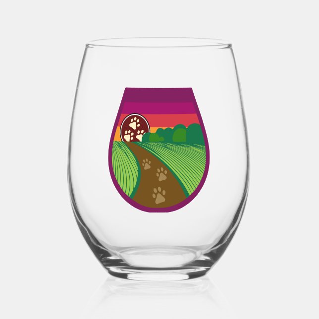Vaso De Vino Maratón Tripawds 2026 (Anverso)