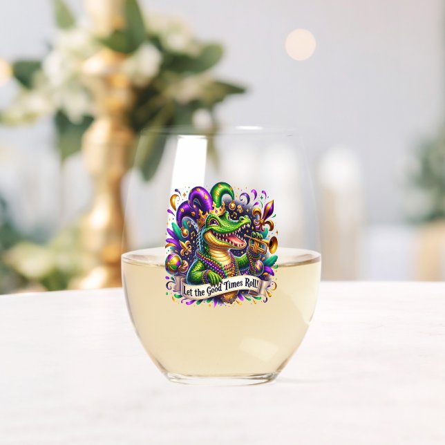 Vaso De Vino Mardi Gras (Insitu (Boda))