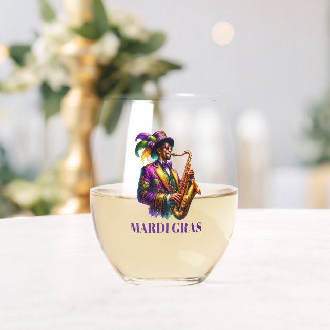 Vaso De Vino Mardi Gras (Insitu (Boda))