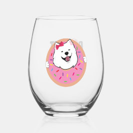 Vaso De Vino Marioneta en un donut
