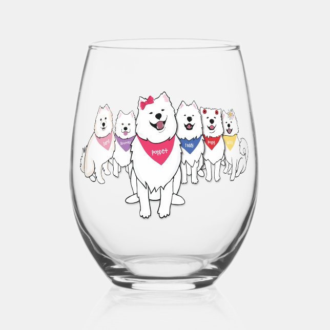 Vaso De Vino Marioneta y pandilla (Anverso)
